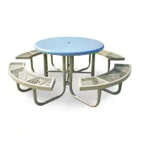 Essentials - Regal Solid Top Round Portable Table