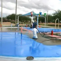 Water Play Rubber Surface