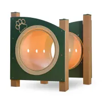 Dog Log Recycled Plastic Dog Park Play Equipment