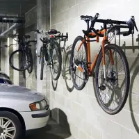 Wall Rack Bicycle Parking - 2 Bike Capacity
