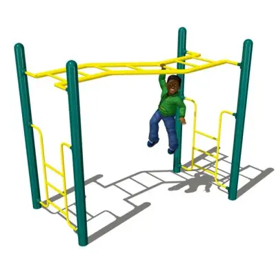 Freestanding Zig-Zag Straight Rung