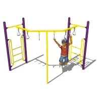 Freestanding 90 Degree Trapeze Ring