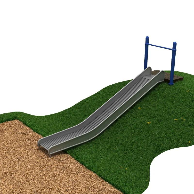 4-feet Single Straight Hillside Roller Slide