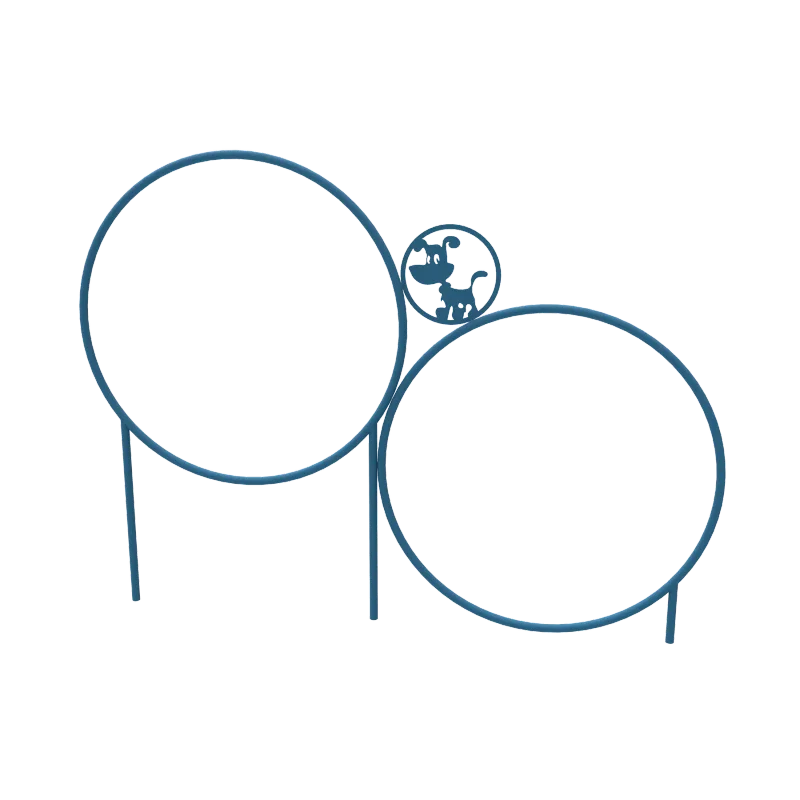 MyTCoat Two Hoop Puppy Jump