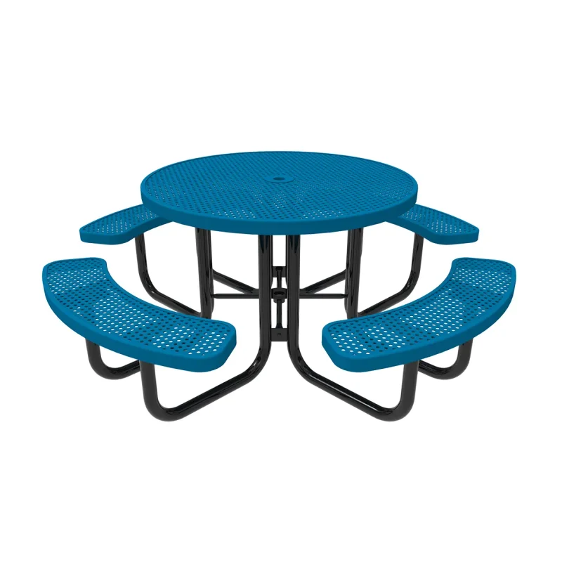 MyTCoat Honeycomb Steel Portable Frame Round Table
