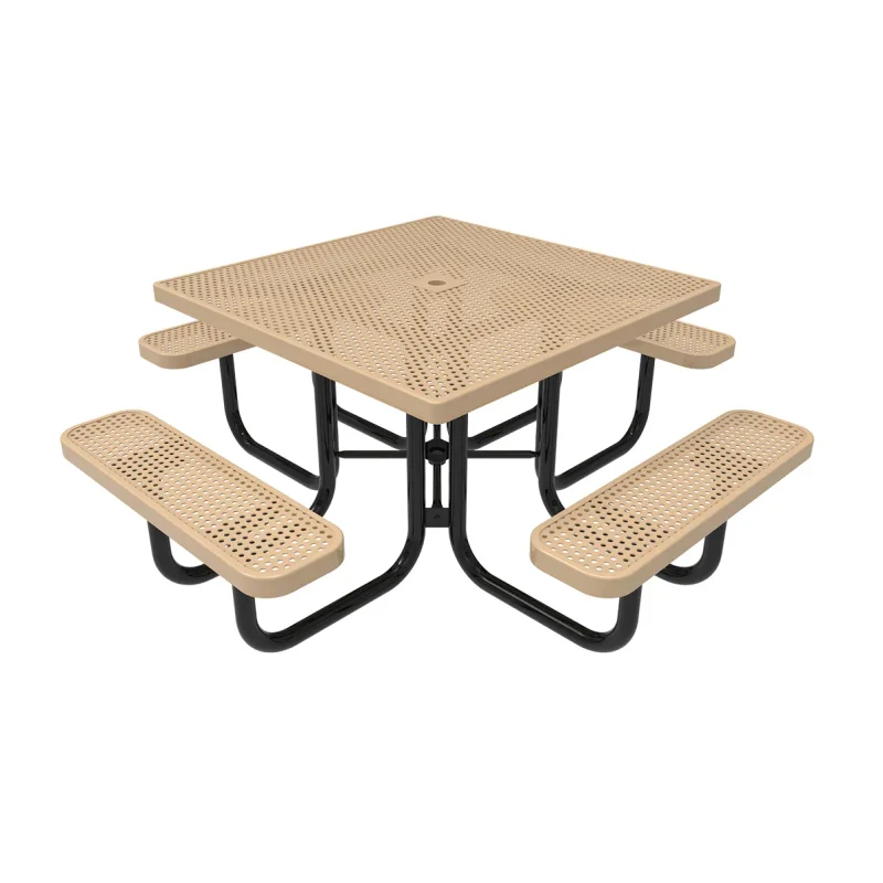 MyTCoat Honeycomb Steel Portable Frame Square Table