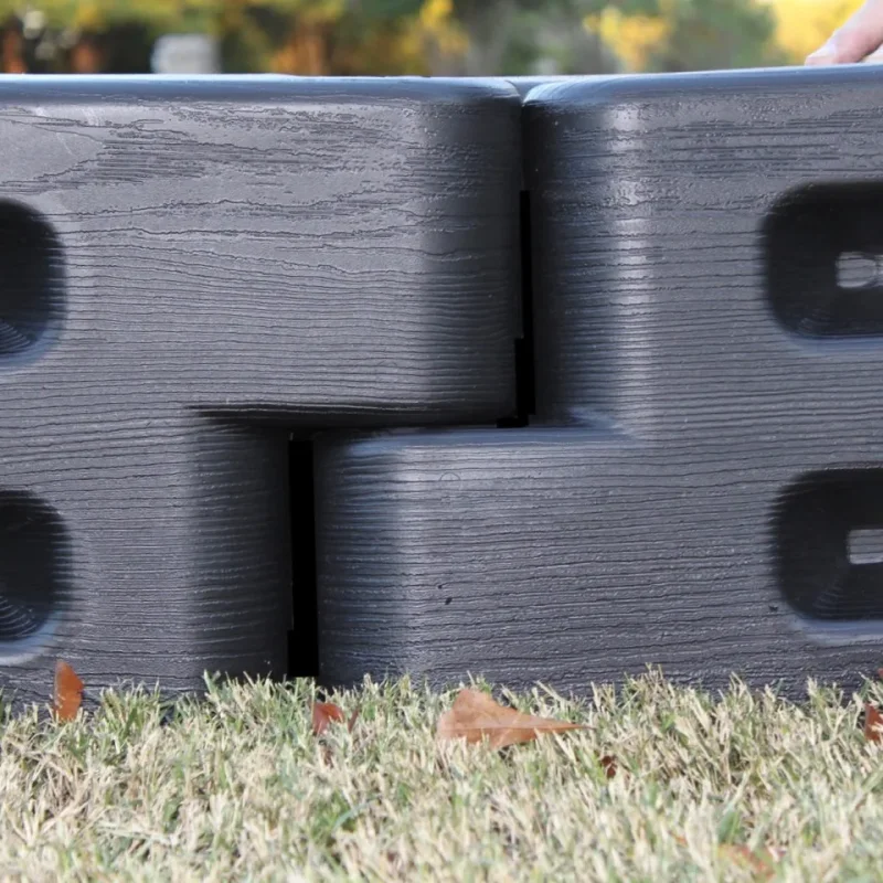 8 / 12 inch high ParKurb Border and Stake - 4 and 6 ft Timbers