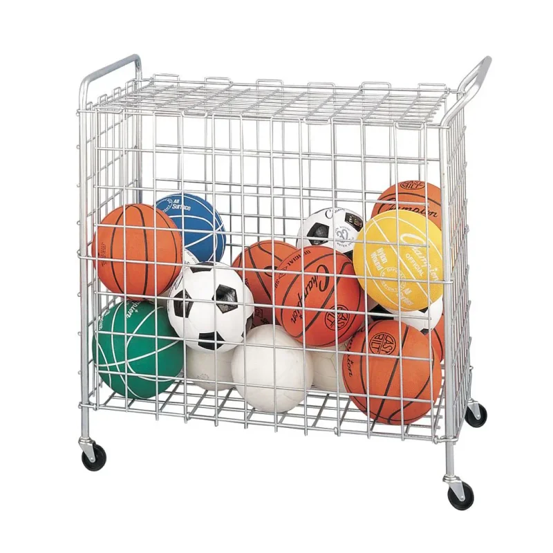 Small Portable Chrome Ball Locker - 41" L x 25" W x 38" H