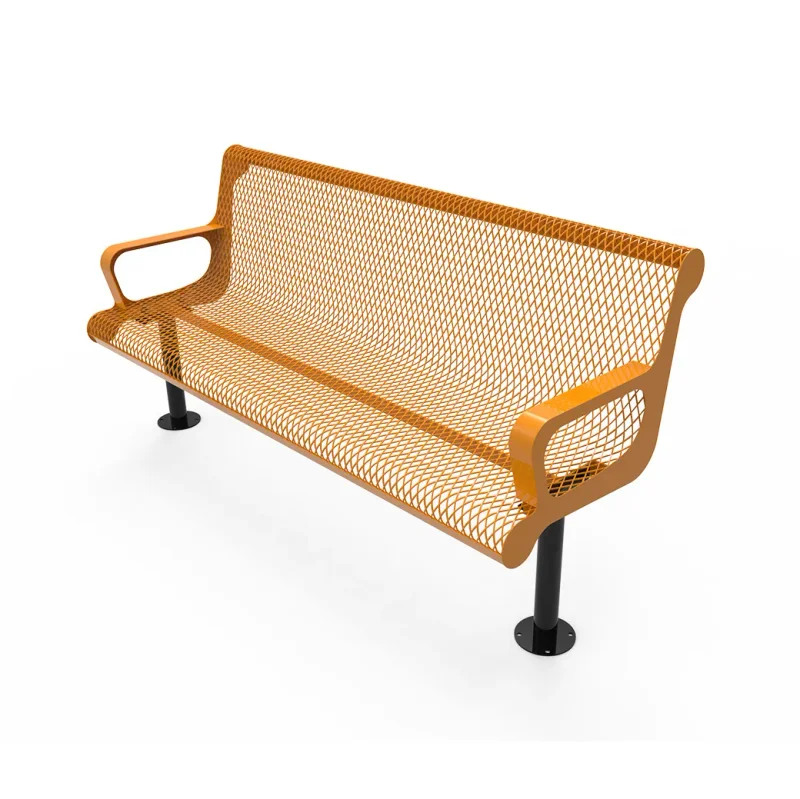 MyTCoat Expanded Metal Sloped Bench