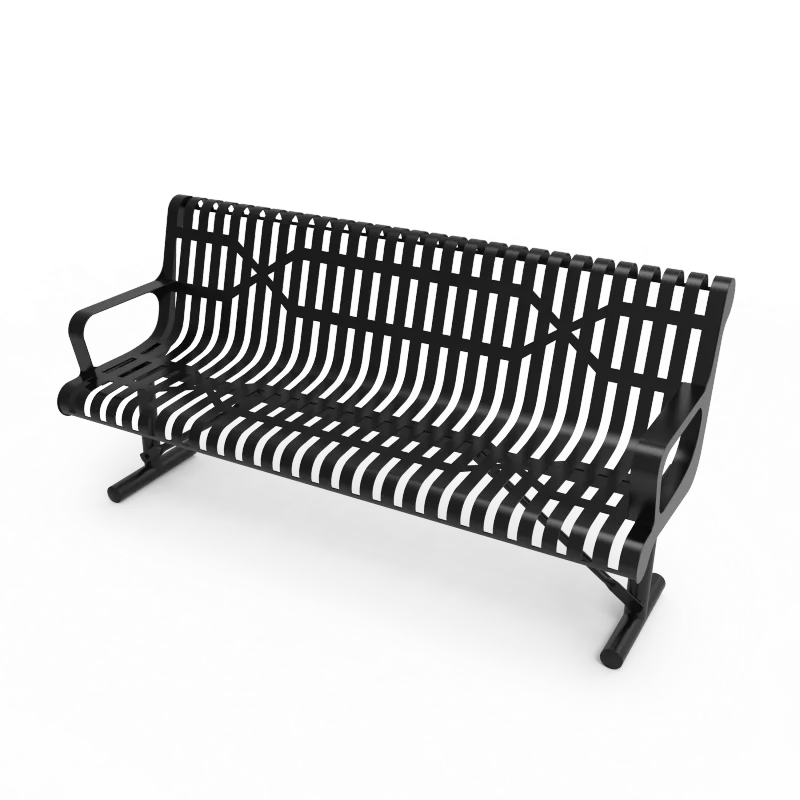 MyTCoat Ribbed Steel Sloped Bench