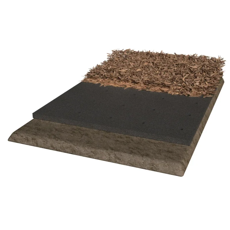 Foam Drain Tiles for Mulch