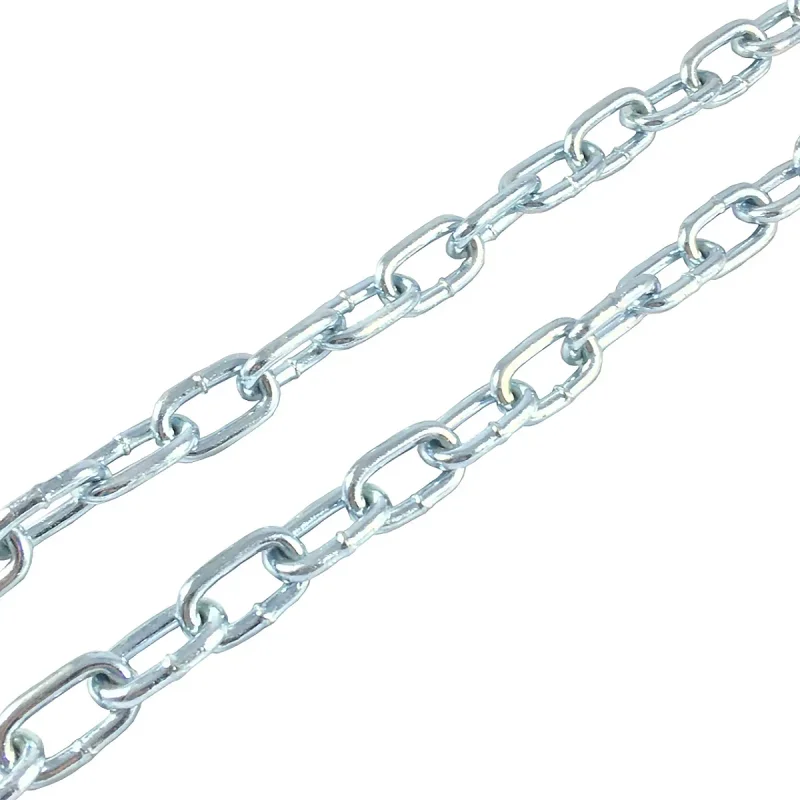 Electrogalvanized 3/16-inch Steel Swing Chain (per foot)