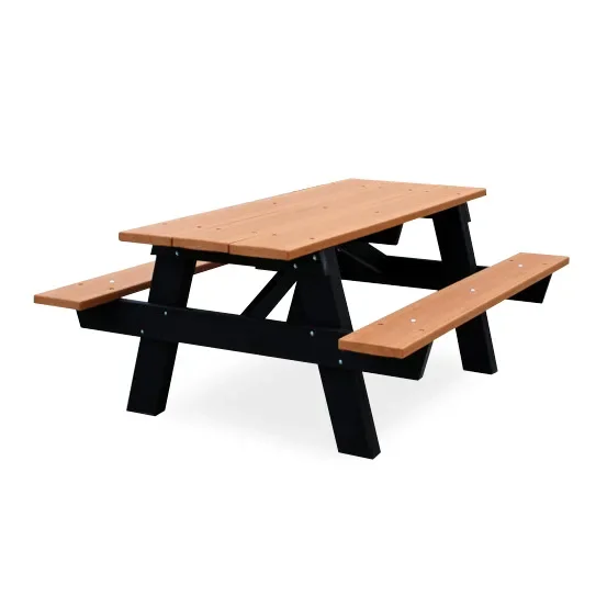Recycled Plastic A Frame Picnic Table