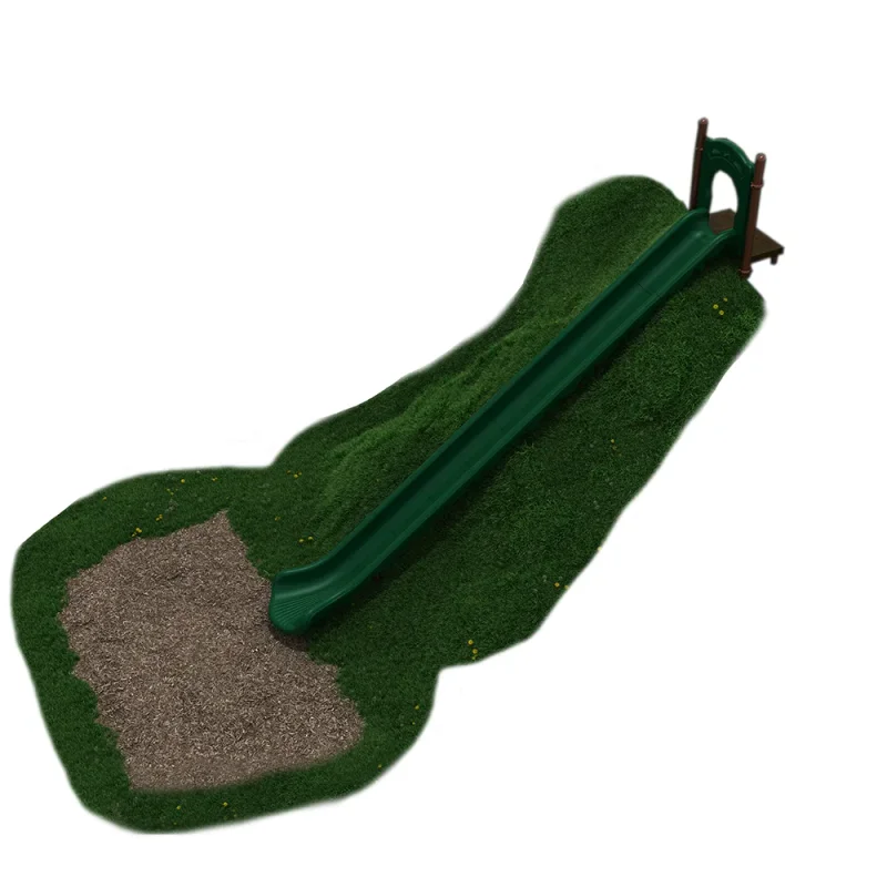 22-Foot Single Straight Hillside Slide