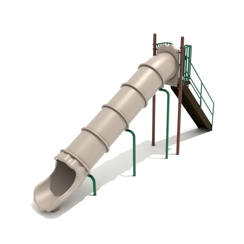 7-feet Straight Tube Free Standing Slide