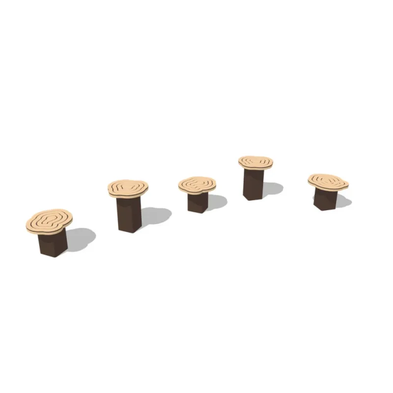 Stepping Stools - Log (Set of 5)