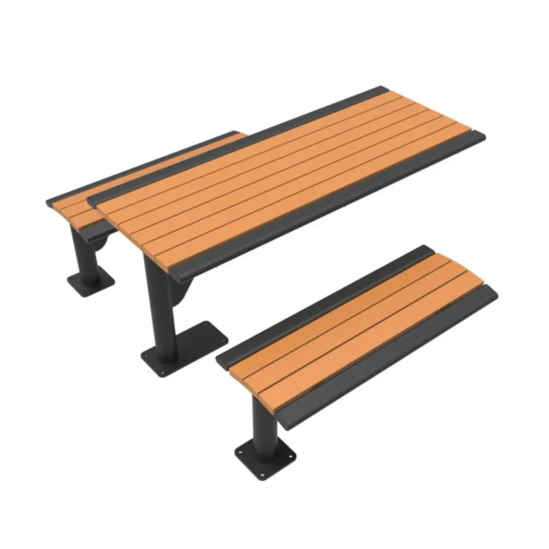 Uptown - Arches Recycled Plastic Slatted Cantilever Table