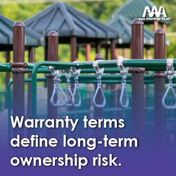 What Warranties Do Commercial Playground Equipment Suppliers Offer?