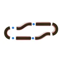 Freestanding Oval Balance Track