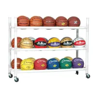 30 Ball Capacity Double Wide Heavy-Duty Ball Cart