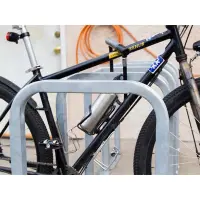 U-Lockit Bike Rack, 4 Hoop - 8 Bike Capacity