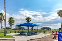 Rectangular Shade Shelter with 12 feet high Entrance Height