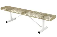 Essentials - Rolled Style Park Bench Without Back