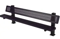 Innovated Style Square Frame Park Bench