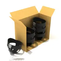 Box of 6 Elite High Back Bucket Seats with Steel Insert (5 Colors Available)