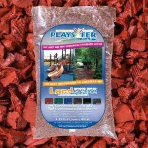 40 pound Bag Detail over Rubber Mulch