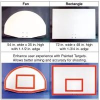 Extended Length Basketball Backstop