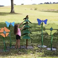 Garden Bed Ensemble (includes Tenor Tree, Butterflies and Flowers)