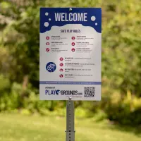 Playground Safety Sign