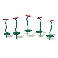 Stationary Freestanding Balance Leaf Hoppers (Set of 6)