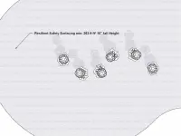 Stationary Freestanding Balance Leaf Hoppers (Set of 6)