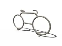 Cyclist Theme Bike Rack