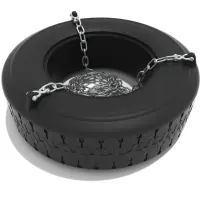 1 Seat Tire Swing Seat Package (Includes Tire Seat, Chain, Connectors, Tool)