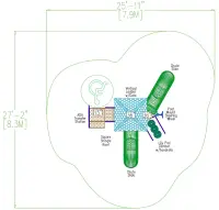 Double the Fun Playground Structure
