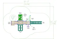 Bees Knees Playground Structure