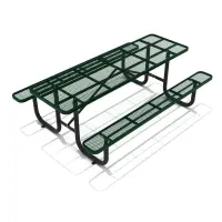 Expanded Steel Picnic Table - 8’