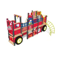 Saanich Fire Truck Recycled Playset