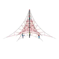 6-Sided Spider Pyramid Net Climber 8-6 (327-inch install height)