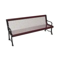 MyTCoat Expanded Metal Keystone Bench with Arm