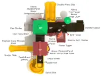 Ivan Iguana Forest Hollow Play System