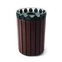 Uptown - Cascades Trash Receptacle with Liner and Lid (3 Lids to Choose)