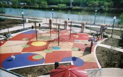 Installation of Poured In Place in Chicagoland Park Installation of Poured In Place in Chicagoland Park