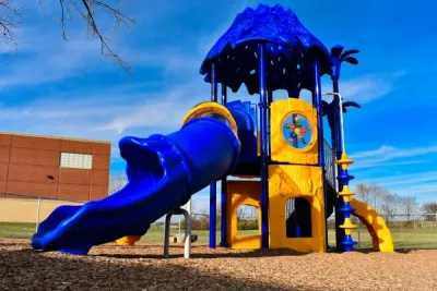 Public playground reflecting long-term stewardship and community trust.