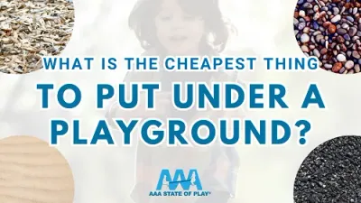 What Is The Cheapest Thing To Put Under A Playground Cover