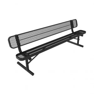 Brt04c19000 Expanded Metal Park Bench With Back Mytcoat