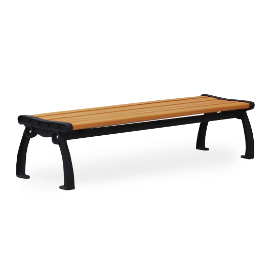 Recycled Plastic Heritage Backless Bench By Jayhawk Plastics